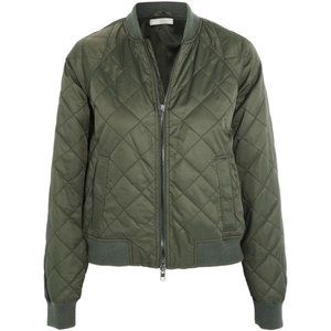 Vince, Quilted Bomber Jacket, XS Olive